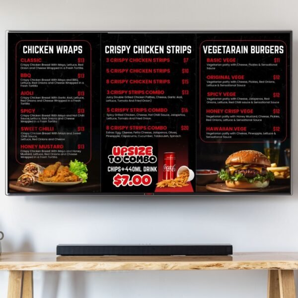 Custom Animated TV Menu Designs